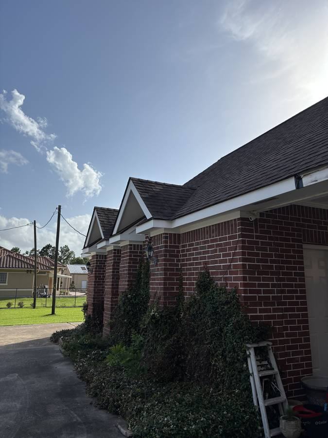 Brick home exterior