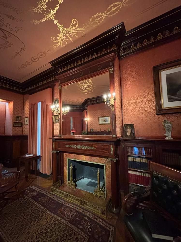 Interior of the Moody Mansion in Galveston, TX