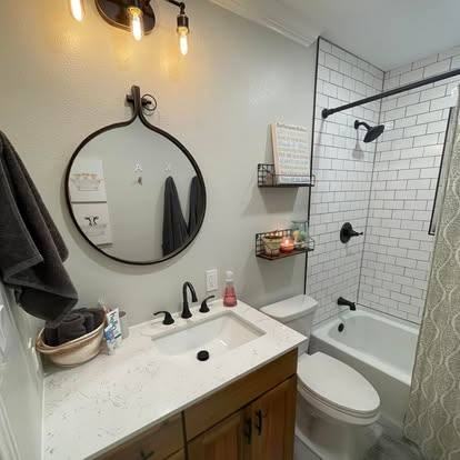 Finished bathroom
