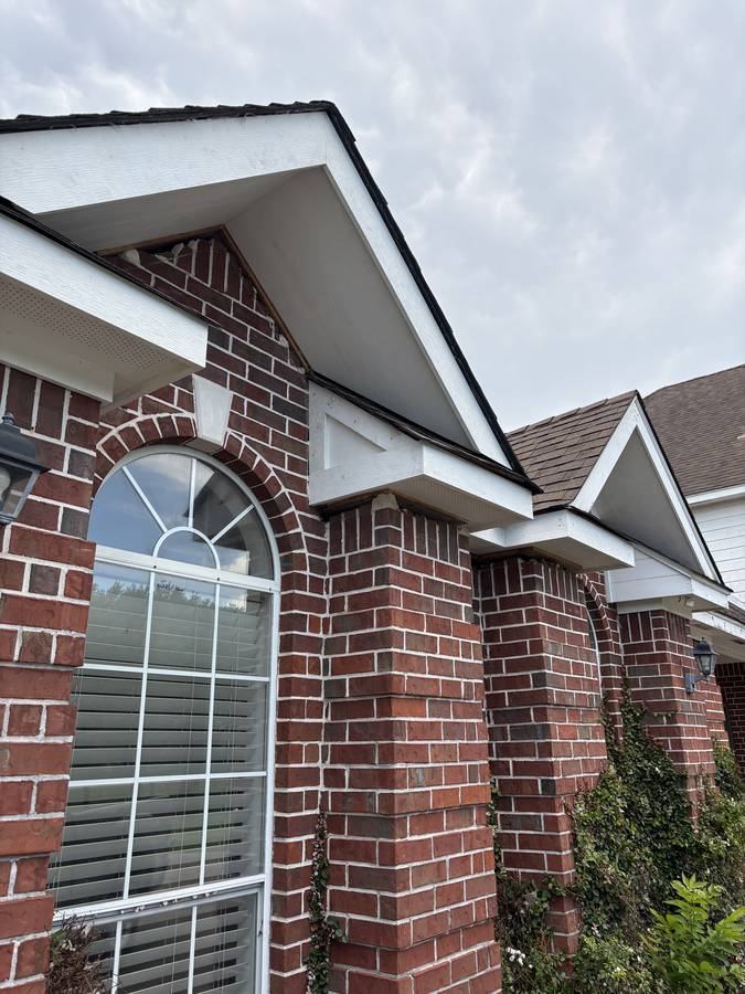 Gable detail before