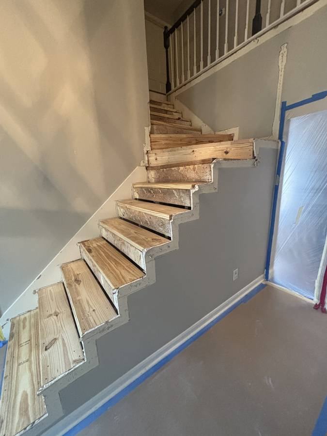 Staircase demo — from above