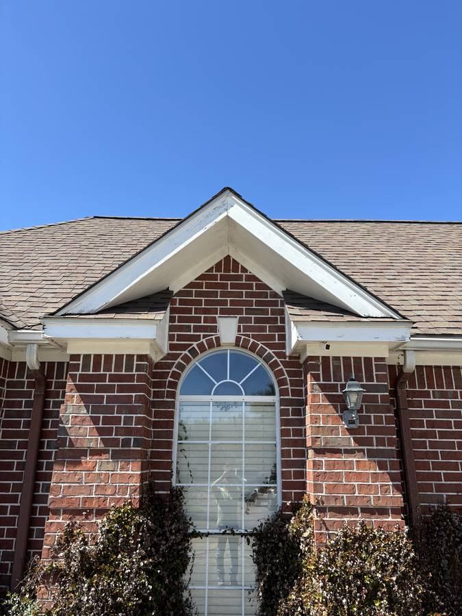Finished gable trim
